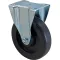 262-1211 - CASTER,PLATE5"OD,RIGID,B LACK