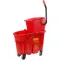 262-1155 - BUCKET,MOP, W/WRINGER,RED
