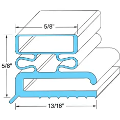 74-1052 - DOOR GASKET 6 7/8" X 23 3/8"