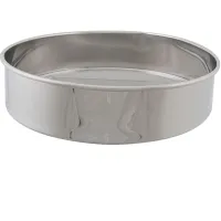 SIEVE, ROUND, 12" DIA, S/S Adcraft