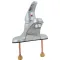T&S BRASS - 5SL-1000 - FAUCET,4" DECK, SINGLE CONTROL