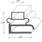 VIC50701401 - 8" x 24 3/8" Drawer Gasket