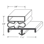 VIC50701410 - 8" x 24 1/4" Drawer Gasket