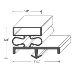 VIC50867001 - 20 7/8" x 22 7/8" Door Gasket