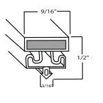 VIC50876409 - 25 1/2" x 51" Door Gasket