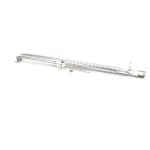 Dormont 1675NPFS24 24" Stainless Steel Stationary Foodservice Gas Connector Hose - 3/4" Diameter