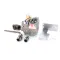 Component Hardware W19-1500 3/4 TO 1-5/8" OFFSET POLISHED CHROME WALK-IN COOLE