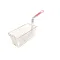 Vulcan Hart 00-499223-00001 Fry Basket, Twin, Red Handle, Front Hook