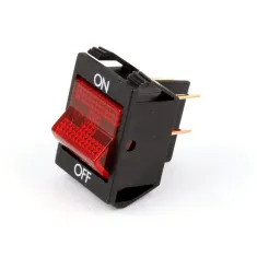 Star 2E-39700 Rocker Switch, On/Off, Green Lighted