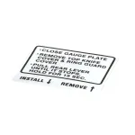 Hobart 00-914681 Label, Instructions