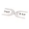 Hobart 00-915694 Foot Pad Assembly, Includes 2 Brackets and Hardware