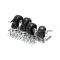 Delfield 000-AXD-0040-S Caster, 2", Swivel, 2 with Bracke, 2 without Brake, Plate, Set of 4