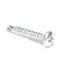 Glastender 00000046 Phillips Pan Head Sheet Metal Screw, Stainless Steel, #8 x 1'