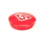 T&S Brass 001193-19NS Index Button, Snap-In, Red, T & S Logo
