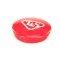 T&S Brass 001193-19NS Index Button, Snap-In, Red, T & S Logo