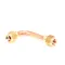 Bunn 00310.0005 Tube with Fittings,.25" Flare x 1.25" x 2.03", Copper