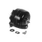 T&S Brass 5HR-232-01 Open Hose Reel, Black Powered Coated Steel, 3/8" x 35" with Spray Valve