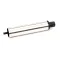 Bunn 00506.0000 Leg Assembly, Stainless Steel with Black Foot, 8"