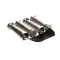 T&S Brass 016752-40NS CWS Easyinstall LTC Quarter-Turn Eterna with Spring Check Concealed Widespread Eterna