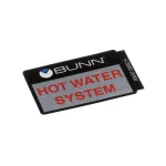 Bunn 00657.0002 DECAL, BUNN HOT WATER