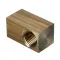 T&S Brass 006895-20 SHORT ELBOW, 1/2 NPT FEMALE X FEMALE