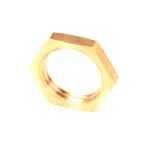 CMA Dish Machines 00721.00 Jam Nut, Thin, 1/2", Brass