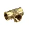 CMA Dish Machines 00743.10 Tee, 3-Way Female, 1/2", Brass