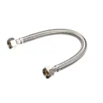 CMA Dish Machines 00798.40 Flex Hose, 12", Stainless Steel Braided