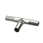 Lancer 01-0525/01 Tee, Barb, 3/8", Stainless Steel