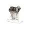 Baxter 01-1000V6-00297 Relay, 24V Coil, DPDT