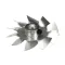 Baxter 01-1000V8-00099 Fan Blade, 2", Aluminum, Clockwise