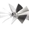 Baxter 01-1000V8-00117 Fan Blade, 5" Diameter, Aliminum