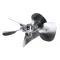 Baxter 01-1000V8-00121 Blade Fan, Aluminum, 5/6 Bore