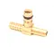 Lancer 01-2491 Tee, CO2, 1/4" Barb, Brass, Flojet