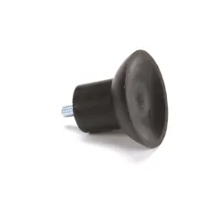 Berkel 01-40827E-00093 Foot, Rubber, Screw-In, 6mm Threads, Black, Slicer