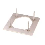 Mannhart 01-505017-000PE Motor Mounting Plate with Studs, Top
