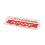 Glastender 01000485 DECAL, .75X1.877, DETERGENT