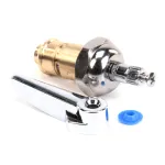 T&S 012447-25 Cerama Cartridge with Check Valve and Lever Handle for Cold Left to Close Faucet Handles