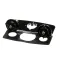 T&S Brass 013433-40 4 C/C FORGED DECK PLATE, CHROME PLATED