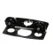 T&S Brass 013433-40 4 C/C FORGED DECK PLATE, CHROME PLATED