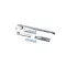 Kason 0172000006 Latch with Strike, Magnetic, Straight Handle, Chrome