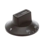 United - Eurodib 02101155018 Knob/Dial, 105-370F, Black