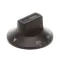 United - Eurodib 02101155018 Knob/Dial, 105-370F, Black