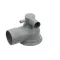 CMA Dish Machines 02104.34 Suction Pump Elbow, Gray, UC65E M2