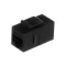 Ovention 02.20.436.00 BULKHEAD CPLR,BLACK,FEMALE
