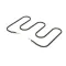 United - Eurodib 03061225055 HEATING ELEMENT (UPPER) FOR E0