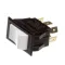 Keating 032297 Switch, Rocker, DPDT, White, Momentary