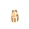 CMA Dish Machines 03232.00 Pipe Plug, 1/8" Male Thread, Brass