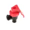 Bunn 03260.0036 Faucet Assembly, Hot Water, Red Lift Handle