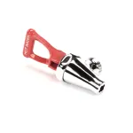 Bunn 03287.0006 Faucet Assembly, Chrome with Red Handle